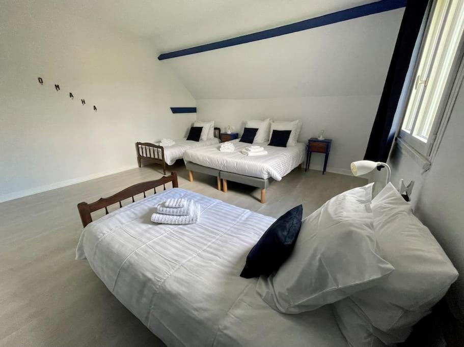 Gite Omaha 3 Etoiles - La Ferme Delaunay Saint-Come-du-Mont Exterior foto